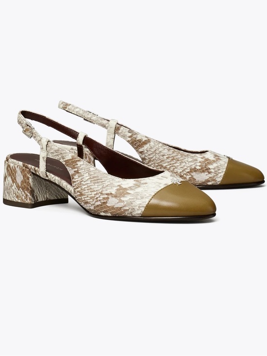 Tory Burch Shoes - Tory Burch Cap Toe Slingback Sandal Size 7.5